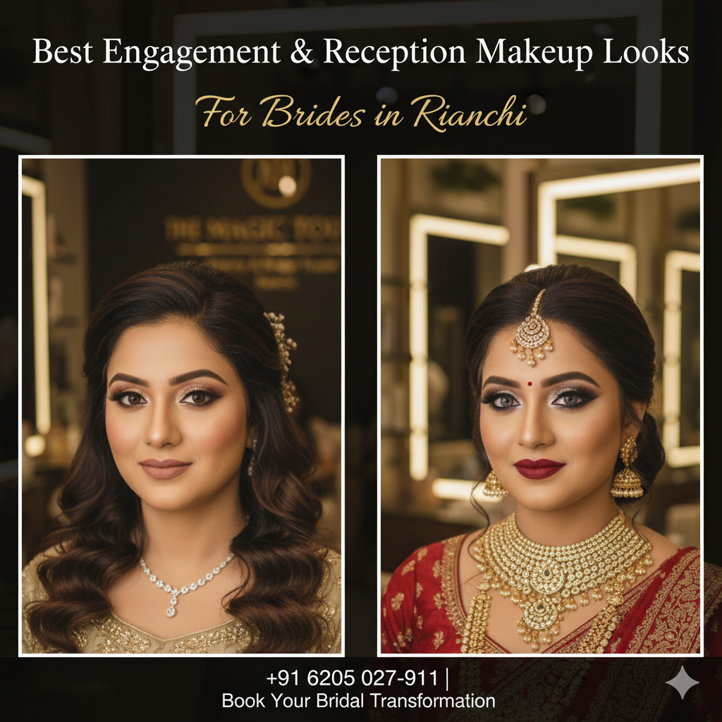 Best Engagement and Reception Makeup in Ranchi